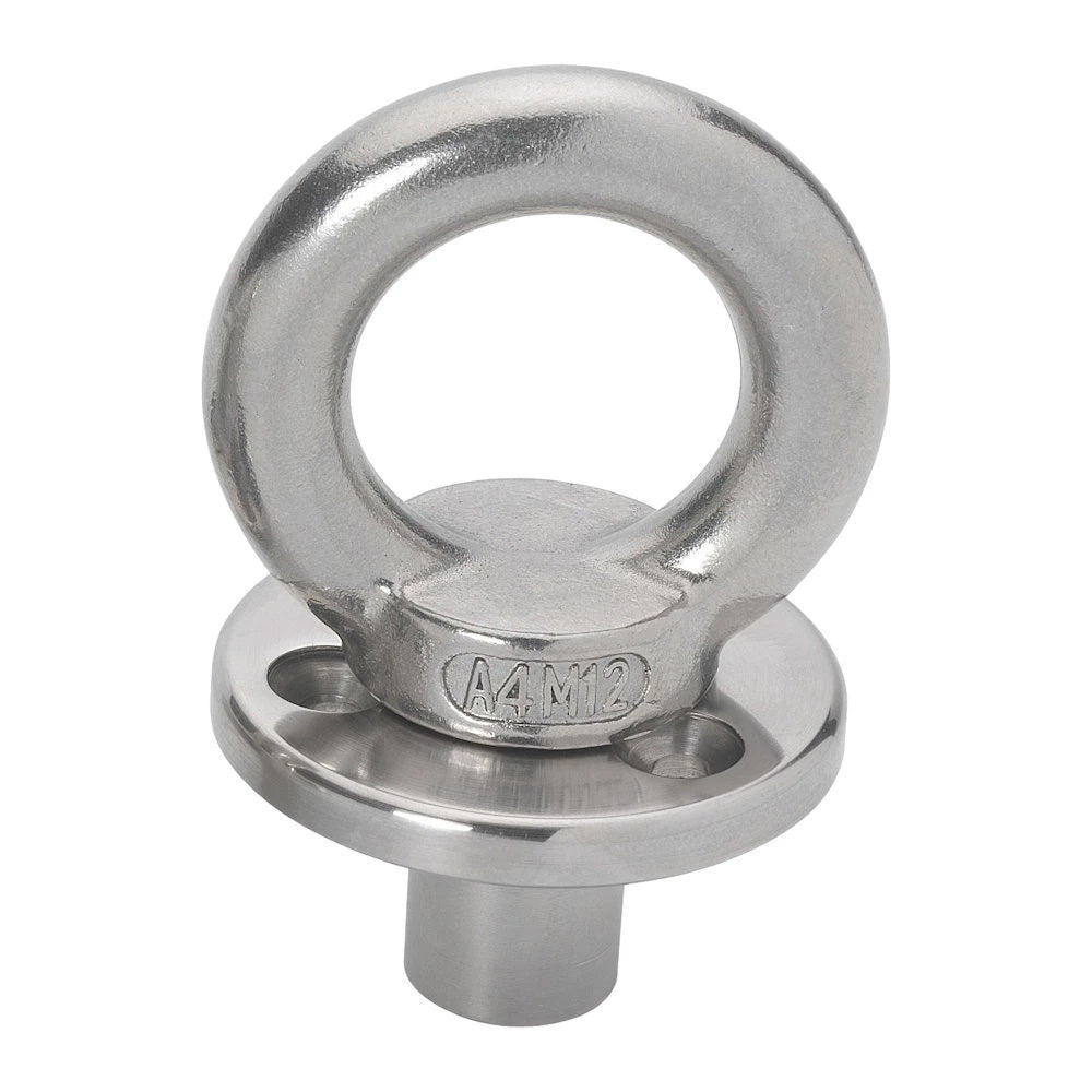 Barton Deck Plate w/Fixing  Eye w/Blanking Plug - M12 Eye [60362]