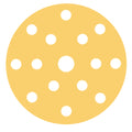 RUPES MULTIPURPOSE Paper Abrasive Discs 150mm (6") - 15 Holes - P220 Grit *Box of 100pcs [9.45PD220]