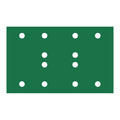 RUPES PROCUT Film Abrasive Sheet 80mm x130mm (3.15" x 5.1") - 12 Holes - P68 Grit *Box of 100pcs [9.45FB080]