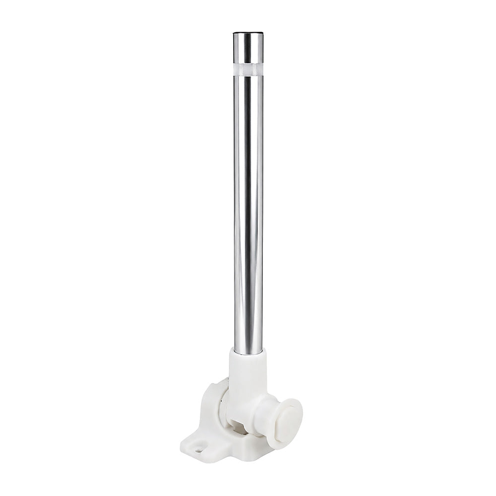 Perko 14" EZ Fold C-5 All-Round Navigation Light - Port/Starboard Rotation - White [1067DP1WHT]