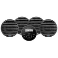Aquatic AV GS2 Gauge Stereo  2 Pairs of EC652 6.5" Black Speakers [CK306]