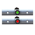 TACO Rub Rail Mounted LED Navigation Light Set - 4" w/Deutsch Plug Port  Starboard [F38-6810B-1]