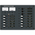 Blue Sea 8068 DC 13 Position Toggle Branch Circuit Breaker Panel - White Switches [8068]