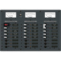 Blue Sea 8084 AC Main +6 Positions/DC Main +15 Positions Toggle Circuit Breaker Panel - White Switches [8084]