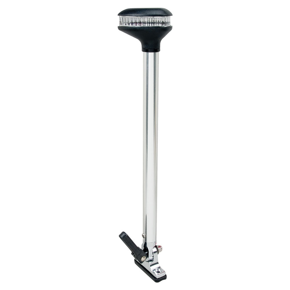 Perko Stealth Series - Fold Down All-Round Light - Vertical Mount 13-3/8" Height - 2NM Range [1642DP0CHR]