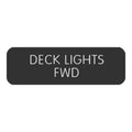 Blue SeaLarge Format Label - "Deck Lights FWD" [8063-0126]