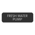 Blue SeaLarge Format Label - "Fresh Water Pump" [8063-0200]