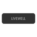 Blue SeaLarge Format Label - "Livewell" [8063-0300]