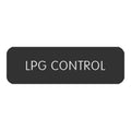 Blue SeaLarge Format Label - "LPG Control" [8063-0306]