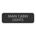 Blue SeaLarge Format Label - "Main Cabin Lights" [8063-0313]