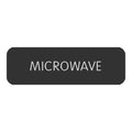 Blue SeaLarge Format Label - "Microwave" [8063-0318]