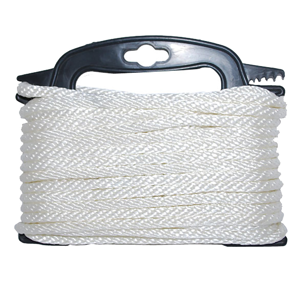 Attwood Braided Nylon Rope - 3/16" x 100' - White [117553-7]