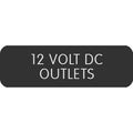 Blue Sea Large Format Label - "12V DC Outlets" [8063-0004]