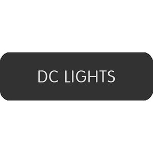 Blue Sea Large Format Label - "DC Lights" [8063-0118]