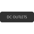 Blue Sea Large Format Label - "DC Outlets" [8063-0120]