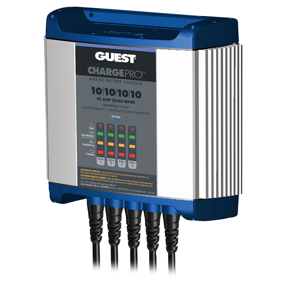 Guest On-Board Battery Charger 40A / 12V - 4 Bank - 120V Input [2740A]