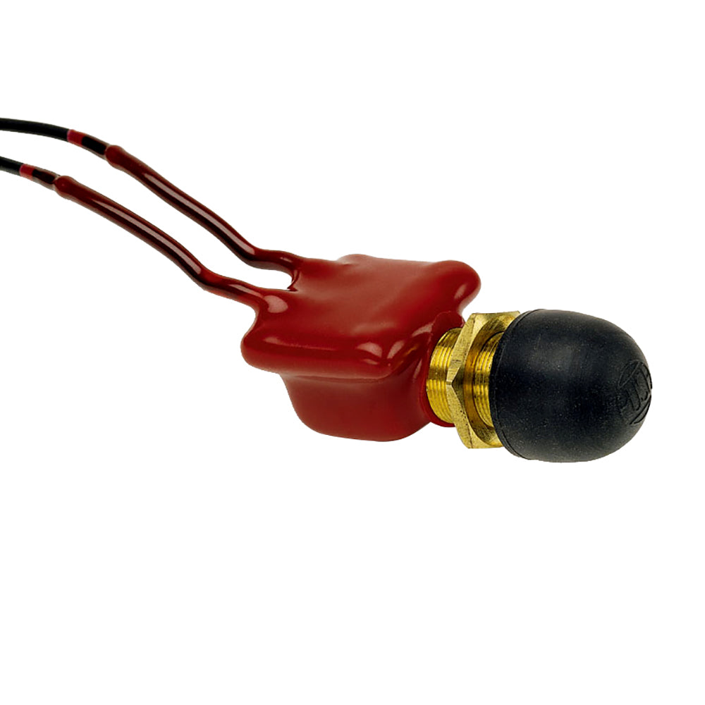 Cole Hersee Vinyl Coated Push Button Switch SPST Off-On 2 Wire [M-608-BP]