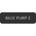 Blue Sea Large Format Label - "Bilge Pump 2" [8063-0062]