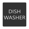 Blue Sea 6520-0138 Square Format Dish Washer Label [6520-0138]