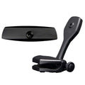 PTM Watersports Mirror/Bracket Kit w/VR-140 Elite Mirror  ZXR-320 (Black) [P12848-1320TEBBK]